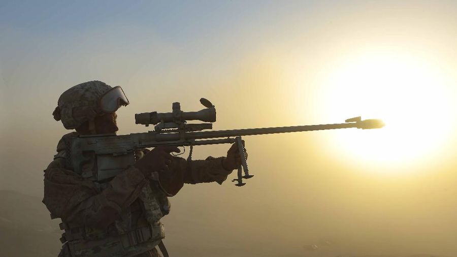 Tentara Rusia, Uzbekistan dan Tajikistan saat latihan militer bersama. (AP/Didor Sadulloev)