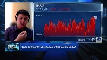 Bergerak Flat, IHSG Akhir Pekan Ditutup di Zona Merah