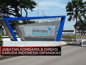 Jabatan Komisaris & Direksi Garuda Indonesia Dipangkas