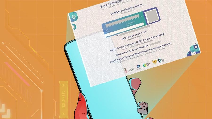 Infografis: Unduh Sertifikat Vaksin Covid-19 Bermasalah? Ini Solusinya