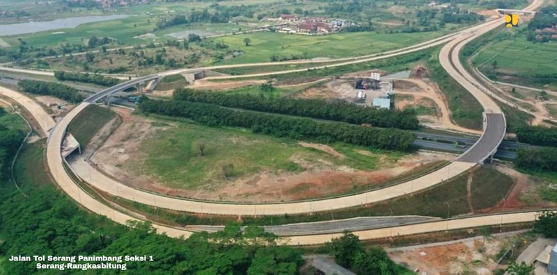 Jalan Tol Serang – Rangkasbitung. (Dok: PUPR)