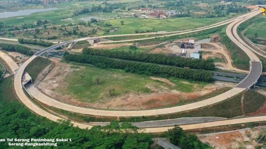 Jalan Tol Serang – Rangkasbitung. (Dok: PUPR)
