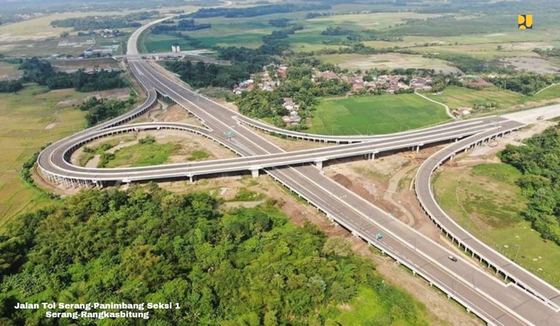 Jalan Tol Serang – Rangkasbitung. (Dok: PUPR)