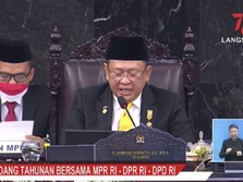 Di Depan Jokowi, Ketua MPR Bicara Perubahan Terbatas UUD 1945