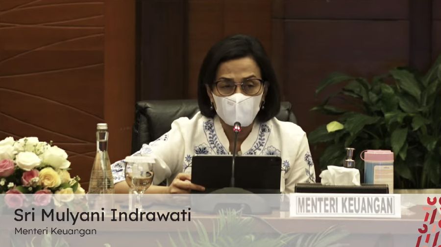 Konferensi Pers Nota Keuangan dan RAPBN 2022. (Dok: tangkapan layar youtube Perekonomian RI)