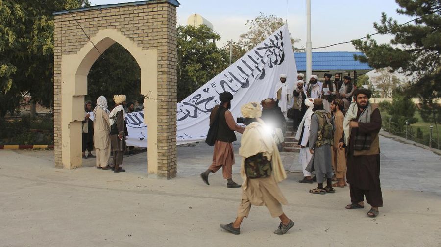 Pejuang Taliban. (AP/Gulabuddin Amiri)