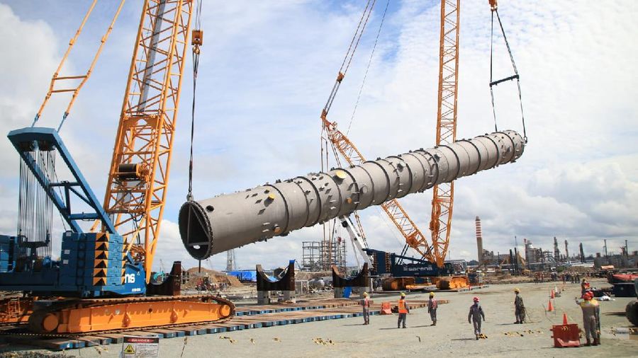 Pengerjaan Proyek-Proyek Strategis Kilang Pertamina. Ist