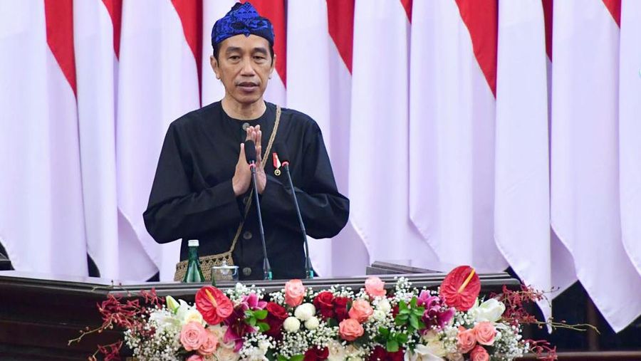 Pidato Kenegaraan Presiden RI Joko Widodo pada sidang tahunan MPR RI dan sidang bersama DPR RI-DPD RI. (Dok: Biro Pers Sekretariat Presiden)