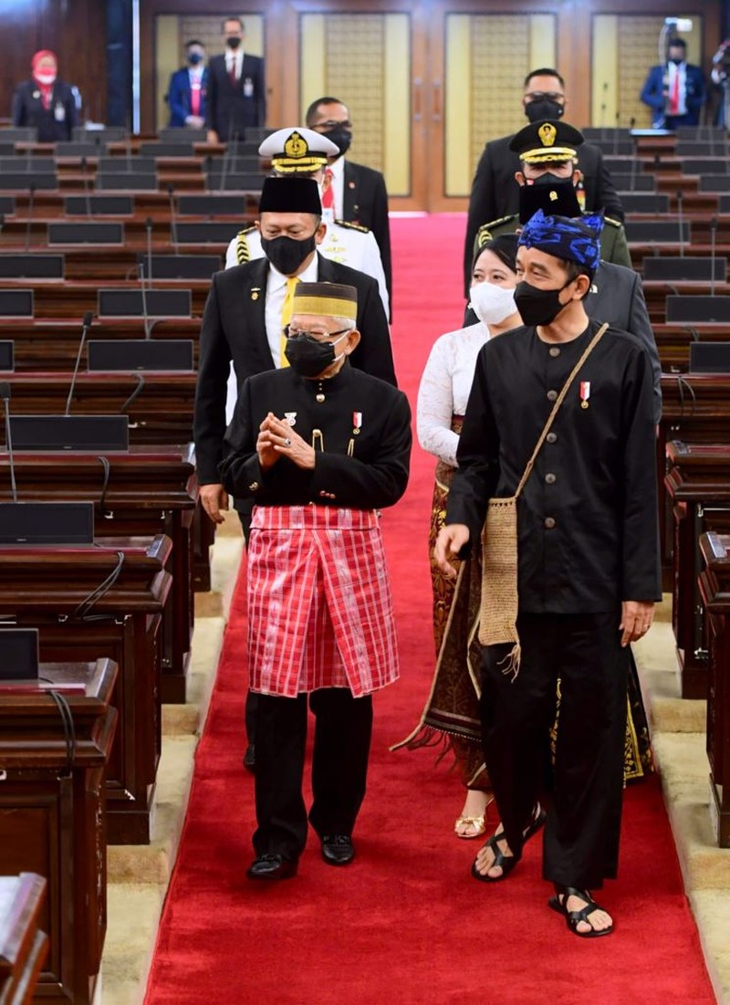 Pidato Kenegaraan Presiden RI Joko Widodo pada sidang tahunan MPR RI dan sidang bersama DPR RI-DPD RI. (Dok: Biro Pers Sekretariat Presiden)