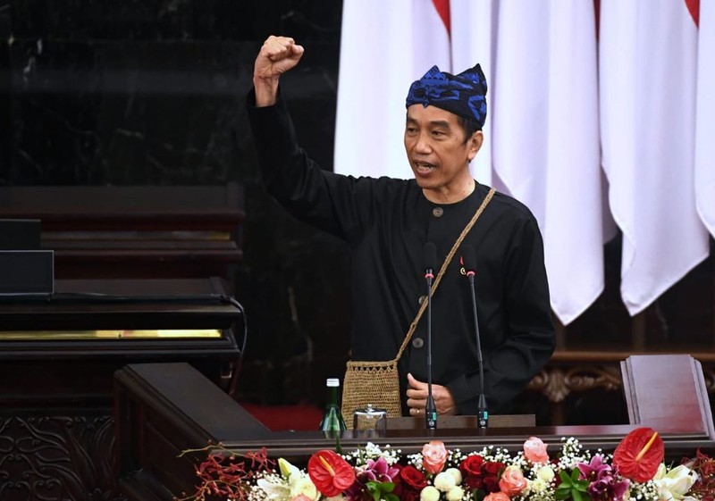 Pidato Kenegaraan Presiden RI Joko Widodo pada sidang tahunan MPR RI dan sidang bersama DPR RI-DPD RI. (Dok: Biro Pers Sekretariat Presiden)