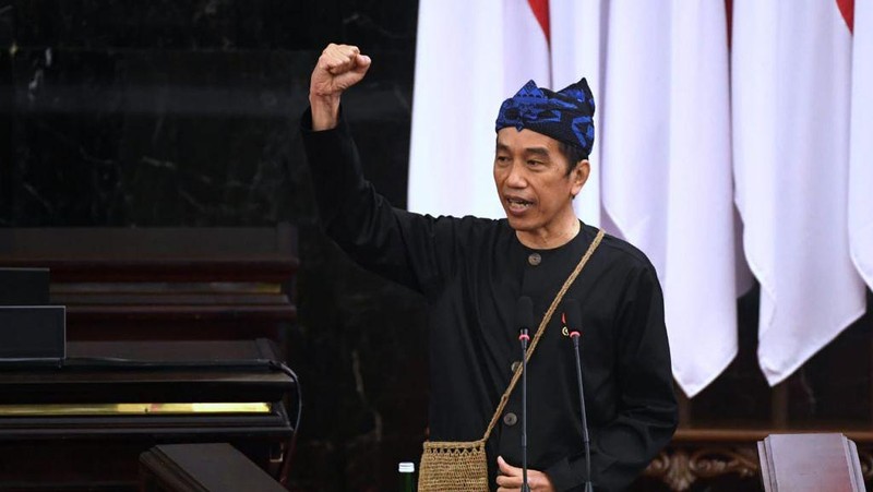 Pidato Kenegaraan Presiden RI Joko Widodo pada sidang tahunan MPR RI dan sidang bersama DPR RI-DPD RI. (Dok: Biro Pers Sekretariat Presiden)