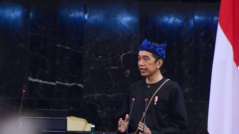 Pidato Kenegaraan Presiden RI Joko Widodo pada sidang tahunan MPR RI dan sidang bersama DPR RI-DPD RI. (Dok: Biro Pers Sekretariat Presiden)
