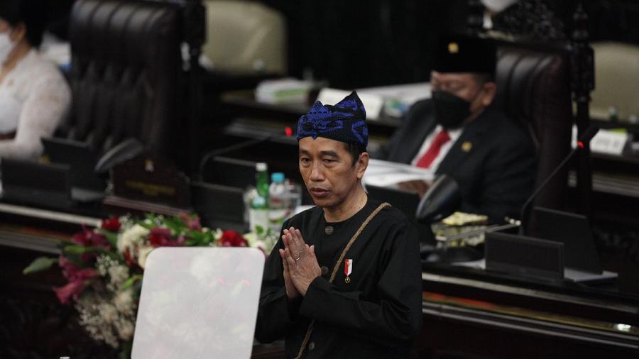 Pidato Kenegaraan Presiden RI Joko Widodo pada sidang tahunan MPR RI dan sidang bersama DPR RI-DPD RI. Ist