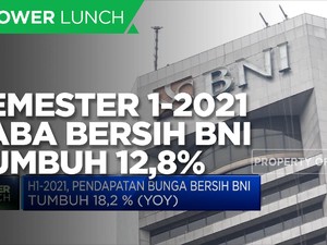 Semester 1 2021, Laba Bersih BNI Tumbuh 12,8%