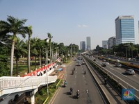 Penampakan Depan Gedung MPR/DPR Saat Pidato Kenegaraan Jokowi
