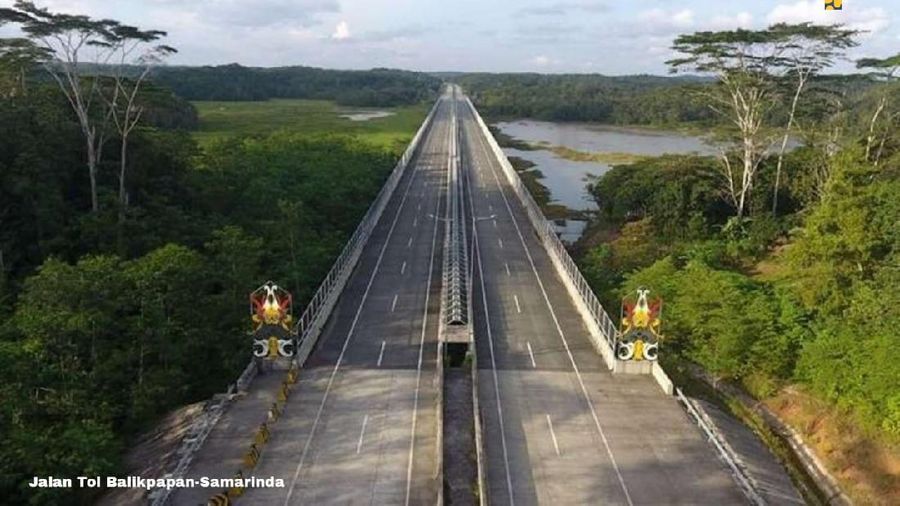 Tol Balikpapan-Samarinda (Balsam) Seksi I ruas Balikpapan – Samboja (22 Km) . (Dok: PUPR)