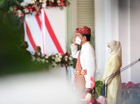 Momen Jokowi-Ma'ruf Hadiri Upacara Peringatan HUT ke-76 RI