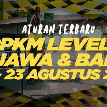Aturan Terbaru PPKM Level 4 Jawa & Bali 17 - 23 Agustus