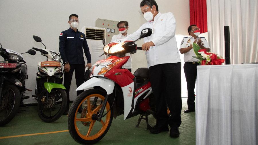 Kementerian ESDM konversi motor berbasis BBM jadi motor listrik. (Dok: Kementerian ESDM)