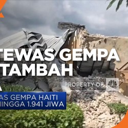 Korban Tewas Gempa Haiti Bertambah 1.941 Jiwa