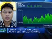 Sempat Terkoreksi, IHSG Sesi I Ditutup Menguat ke Level 6.100