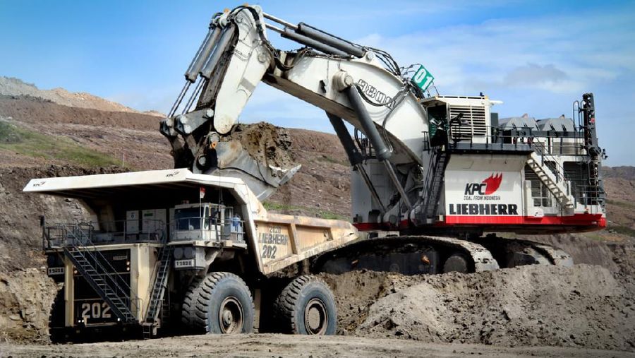 Situasi di site BUMI, PT Kaltim Prima Coal (KPC), Sangatta, Kalimantan Timur