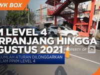 Tok! PPKM Level 4 Diperpanjang Hingga 23 Agustus 2021
