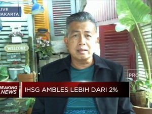 Ambles Lebih dari 2%, IHSG Tinggalkan Level 6.000