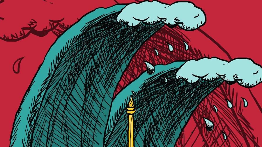 Infografis: Heboh Ramalan Tsunami, Berapa Dana Penanganan Bencana RI?