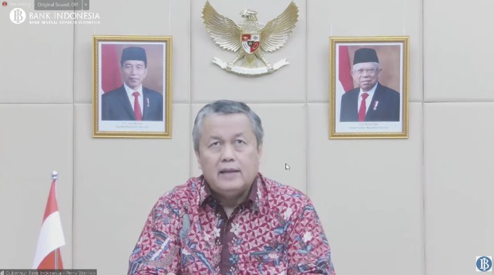 Pengumuman hasil rapat Dewan Gubernur Bulanan Bulan Agustus 2021. (Dok: Tangkapan layar youtube Bank Indonesia) Pengumuman hasil rapat Dewan Gubernur Bulanan Bulan Agustus 2021. (Dok: Tangkapan layar youtube Bank Indonesia)