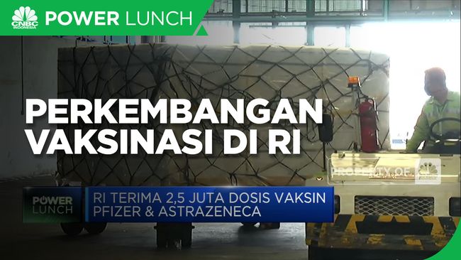 Indonesia Terima 2 5 Juta Dosis Vaksin Pfizer Astrazeneca<script async src=