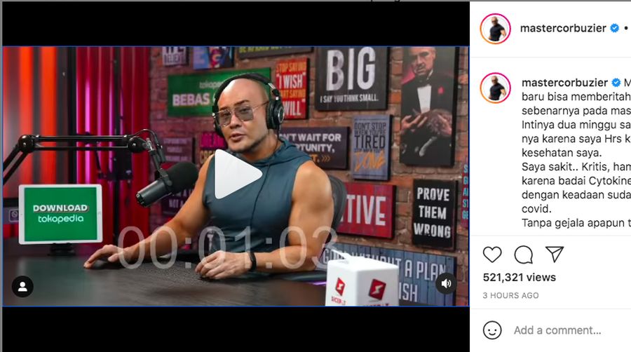 Instagram @mastercorbuzier
