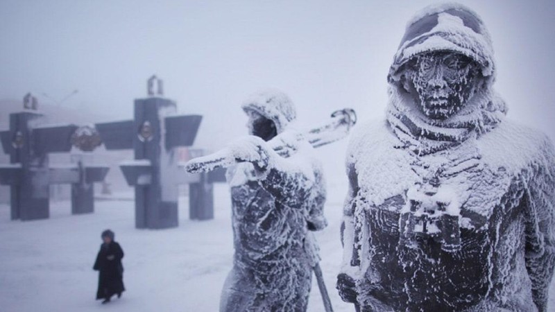 In this handout photo provided by British Antarctic Survey, field guide Andy Hood is seen at the Brunt ice shelf in Antarctica in January 2020. Antarctica remains the only continent without COVID-19 and now in Sept. 2020, as nearly 1,000 scientists and others who wintered over on the ice are seeing the sun for the first time in months, a global effort wants to make sure incoming colleagues don't bring the virus with them. (Robert Taylor/British Antarctic Survey via AP)