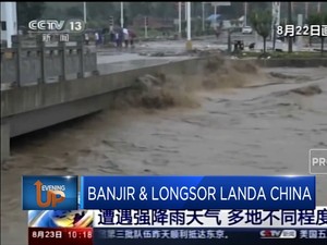 Banjir & Longsor Landa Provinsi Shaanxi, China