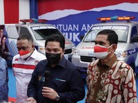 Dukung Tugas & Fungsi BP2MI, TASPEN Serahkan 4 Unit Ambulans