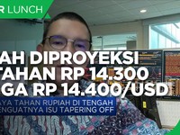 Isu Tapering, Rupiah Diproyeksi Dikisaran Rp 14.300-14.400/US