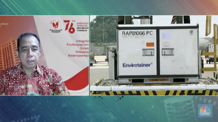 Kedatangan Vaksin Covid-19 Tahap ke-42, Bandara Internasional Soekarno-Hatta, 23 Agustus 2021