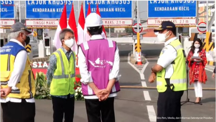 LIVE: Peresmian Jalan Tol Enam Ruas Jalan Tol dalam Kota Jakarta, Segmen Kelapa Gading-Pulo Gebang/ Youtube : Sekertaris Presiden LIVE: Peresmian Jalan Tol Enam Ruas Jalan Tol dalam Kota Jakarta, Segmen Kelapa Gading-Pulo Gebang/ Youtube : Sekertaris Presiden
