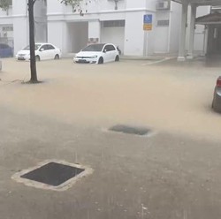 Hujan Deras Guyur Singapura, Mal Ini Kebanjiran