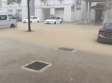 Hujan Deras Guyur Singapura, Mal Ini Kebanjiran