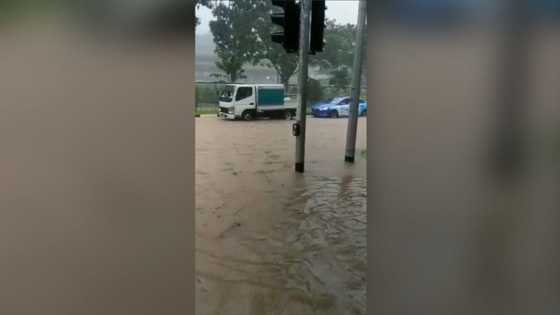 Banjir Singapura ( Ist Tangkapan Layar Youtube)