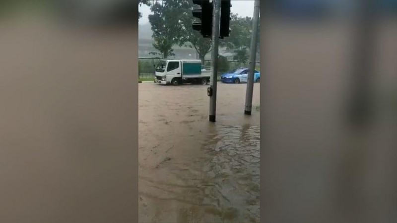 Banjir Singapura ( Ist Tangkapan Layar Youtube)