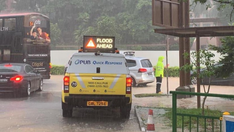 Banjir Singapura ( Ist Tangkapan Layar Youtube)