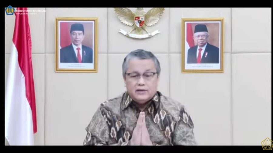 Gubernur Bank Indonesia Perry Warjiyo Saat Konfrensi Pers Mengenai Pemerintah & Bank Indonesia Perkuat Kerja Sama dlm Pembiayaan Sektor Kesehatan & Kemanusiaan (Tangkapan Layar Youtube Kemenkeu RI)