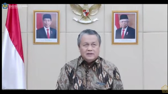 Gubernur Bank Indonesia Perry Warjiyo Saat Konfrensi Pers Mengenai Pemerintah & Bank Indonesia Perkuat Kerja Sama dlm Pembiayaan Sektor Kesehatan & Kemanusiaan (Tangkapan Layar Youtube Kemenkeu RI) Gubernur Bank Indonesia Perry Warjiyo Saat Konfrensi Pers Mengenai Pemerintah & Bank Indonesia Perkuat Kerja Sama dlm Pembiayaan Sektor Kesehatan & Kemanusiaan (Tangkapan Layar Youtube Kemenkeu RI)