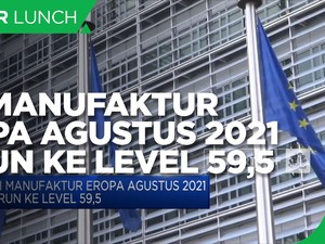 PMI Manufaktur Eropa Agustus 2021 Turun ke Level 59,5