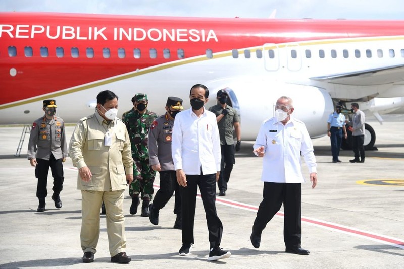 Presiden Joko Widodo (Jokowi) pada hari ini bertolak menuju Provinsi Kalimantan Timur untuk melakukan kunjungan kerja. (Lukas - Biro Pers Sekretariat Presiden) Presiden Joko Widodo (Jokowi) pada hari ini bertolak menuju Provinsi Kalimantan Timur untuk melakukan kunjungan kerja. (Lukas - Biro Pers Sekretariat Presiden)