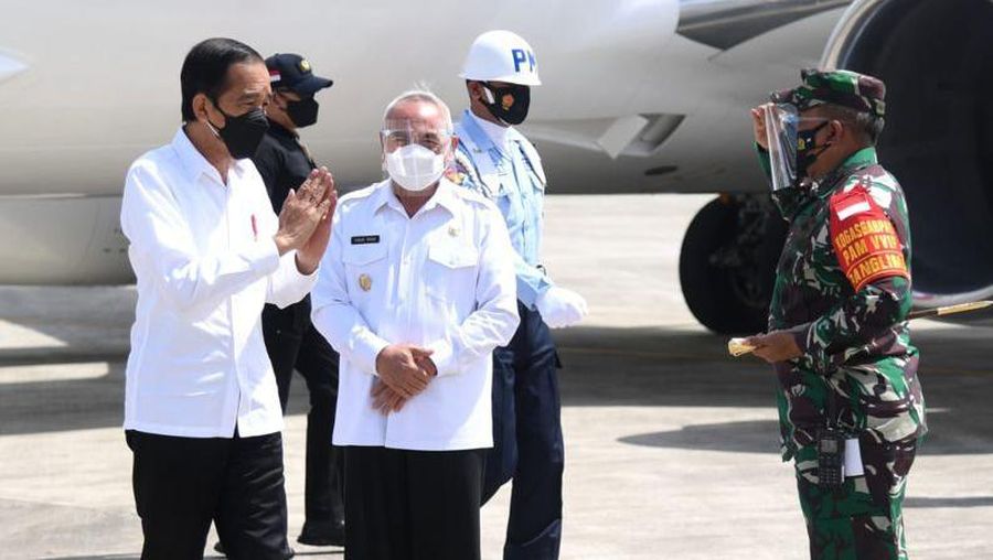 Presiden Joko Widodo (Jokowi) pada hari ini bertolak menuju Provinsi Kalimantan Timur untuk melakukan kunjungan kerja. (Lukas - Biro Pers Sekretariat Presiden)
