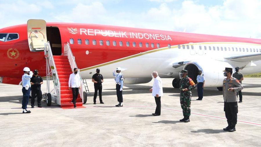 Presiden Joko Widodo (Jokowi) pada hari ini bertolak menuju Provinsi Kalimantan Timur untuk melakukan kunjungan kerja. (Lukas - Biro Pers Sekretariat Presiden)