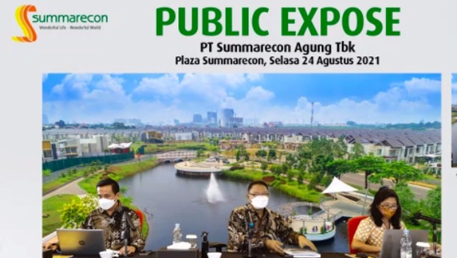 Presiden Direktur Summarecon PT Summarecon Agung Tbk (SMRA), Adrianto P Adhi mencatat marketing sales capai 75% hingga semester I-2021 atau 75% dari target 2021.